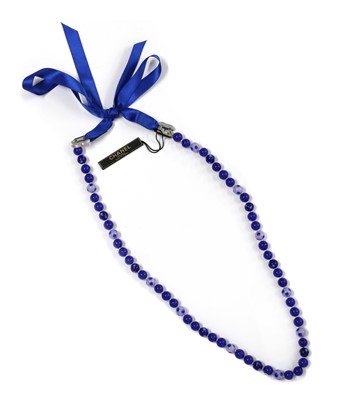 Lot 458 - A Chanel glass bead necklace