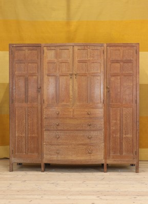 Lot 156 - An Heal's oak wardrobe