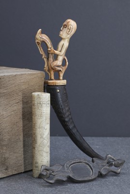 Lot 36 - A collection of shamanistic tools