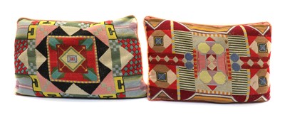 Lot 231 - A near pair of needlework scatter cushions
