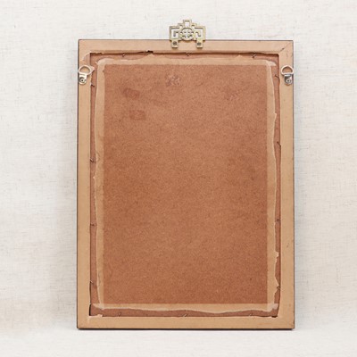 Lot 105 - A Chinese polychrome-enamelled porcelain plaque