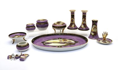 Lot 77 - A Noritake dressing table set