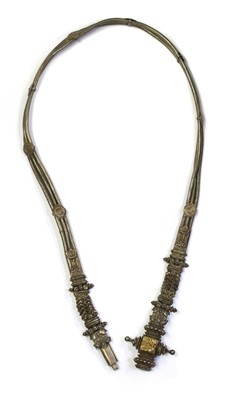 Lot 70 - An Indian silver belt