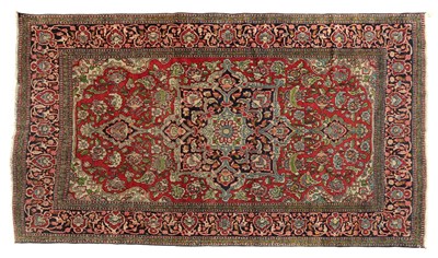 Lot 210 - An antique Isfahan rug