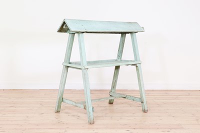 Lot 149 - A provincial painted pine saddle rack