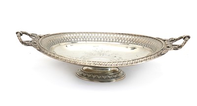 Lot 27 - A German silver twin handled bowl