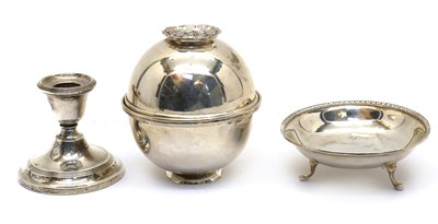 Lot 25 - An Italian silver bowl and cover