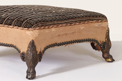 Lot 82 - A Regency footstool