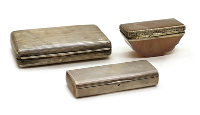 Lot 130 - A Dutch silver cigarette box