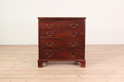 Lot 518 - A George III mahogany bachelor's chest