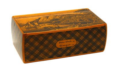 Lot 312 - A Mauchline ware box