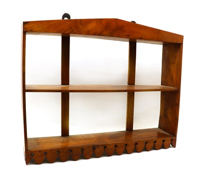 Lot 323 - A set of Biedermeier wall shelves