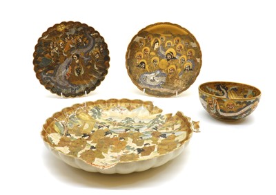 Lot 137 - A set of group Japanese Satsuma ware plates
