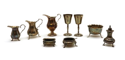 Lot 30 - A pair of silver cups