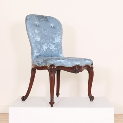 Lot 2 - A George III mahogany side chair attributed to Thomas Chippendale