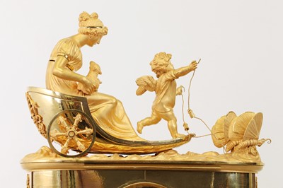 Lot 279 - An Empire ormolu clock