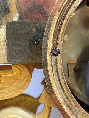 Lot 279 - An Empire ormolu clock