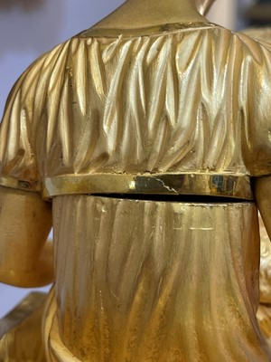 Lot 279 - An Empire ormolu clock