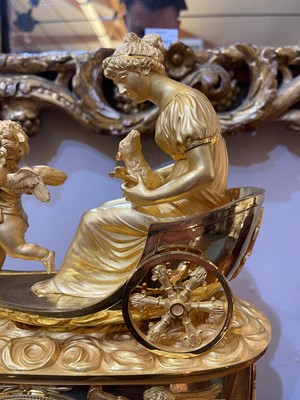 Lot 279 - An Empire ormolu clock