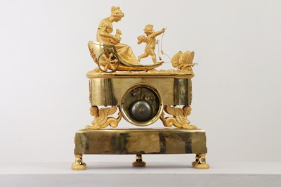 Lot 279 - An Empire ormolu clock