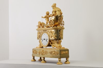 Lot 279 - An Empire ormolu clock