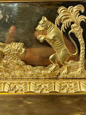 Lot 278 - A rare Empire ormolu mantel clock
