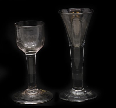 Lot 121 - A wine glass