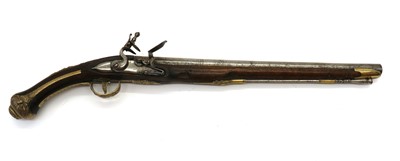 Lot 86 - A Turkish flintlock holster pistol