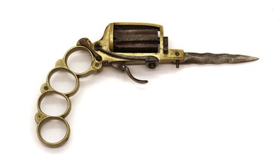 Lot 102A - A 5 shot 5mm pinfire 'Apache' pepperbox revolver