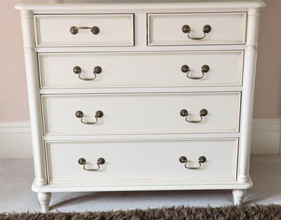 Lot 432 - A Grange Furniture Co painted wooden chest