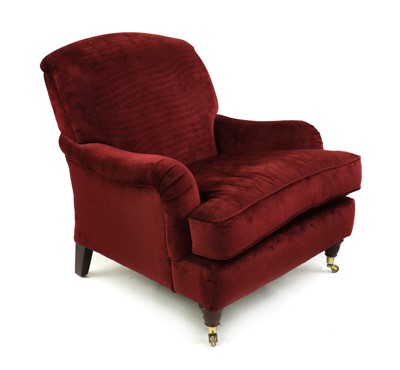 Lot 419 - A modern deep armchair