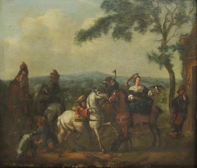 Lot 52 - Circle of Carel van Falens (Belgian, 1683-1733)