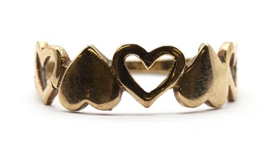 Lot 50 - A 9ct gold dress ring