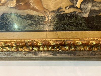 Lot 106 - A set of nine pietra dura panels