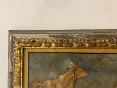 Lot 106 - A set of nine pietra dura panels
