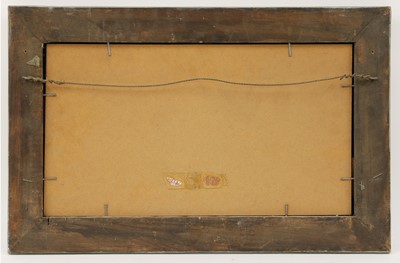 Lot 106 - A set of nine pietra dura panels
