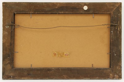 Lot 106 - A set of nine pietra dura panels