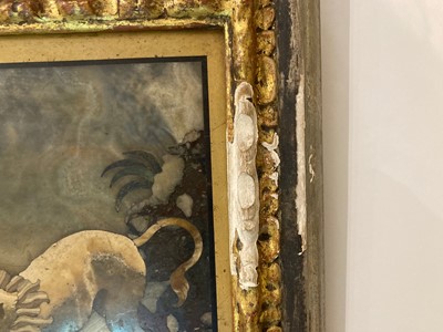 Lot 106 - A set of nine pietra dura panels
