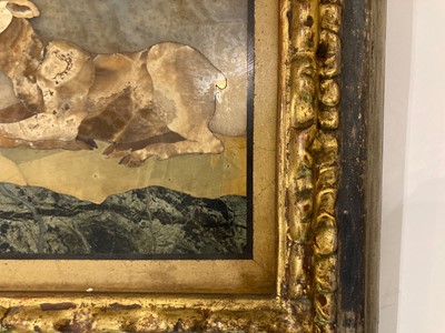 Lot 106 - A set of nine pietra dura panels