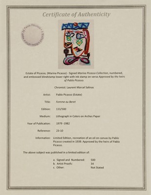Lot 109 - After Pablo Picasso