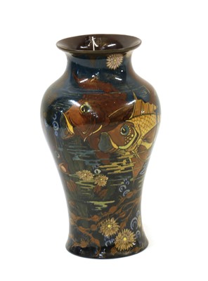 Lot 46 - A large Rozenburg pottery vase
