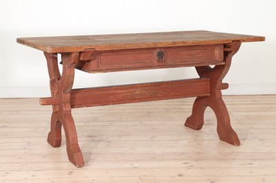 Lot 308 - A Swedish baroque table
