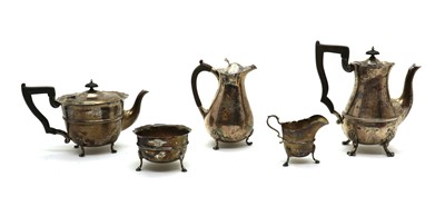 Lot 18 - An Edwardian silver tea service