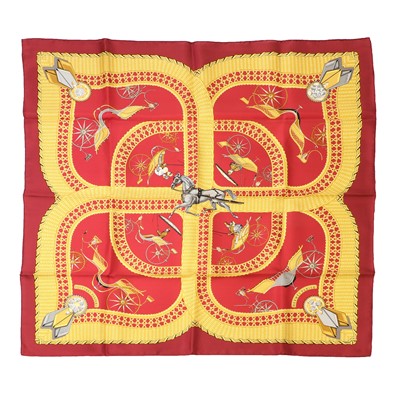 Lot 1498 - An Hermes carf, Voitures Paniers