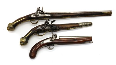 Lot 87 - An Ottoman flintlock pistol