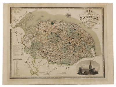 Lot 212 - A collection of engraved maps