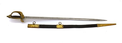 Lot 107 - A Spanish 1885 pattern pipe back sword