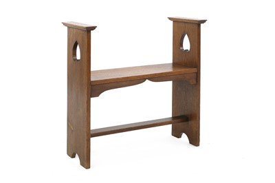 Lot 82 - An Arts and Crafts oak window seat