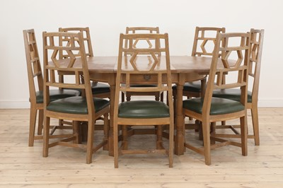 Lot 126 - A Yorkshire School 'Cowman' dining suite