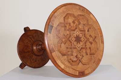 Lot 357 - A specimen wood occasional table by Anton Seuffert